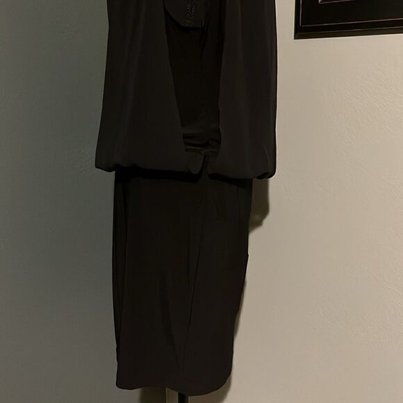 BISOU BISOU SIZE 14 SLEEVELESS SEQUIN DRESS - Picture 5 of 11